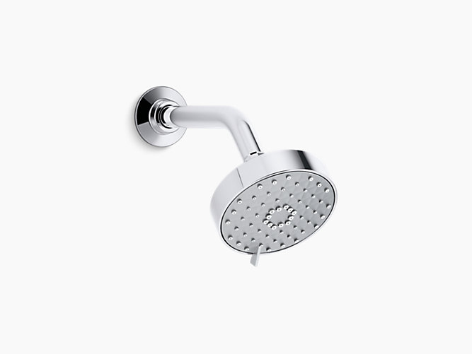 Kohler - Awaken™  Geometric multi-mode showerhead with shower arm in polished chrome